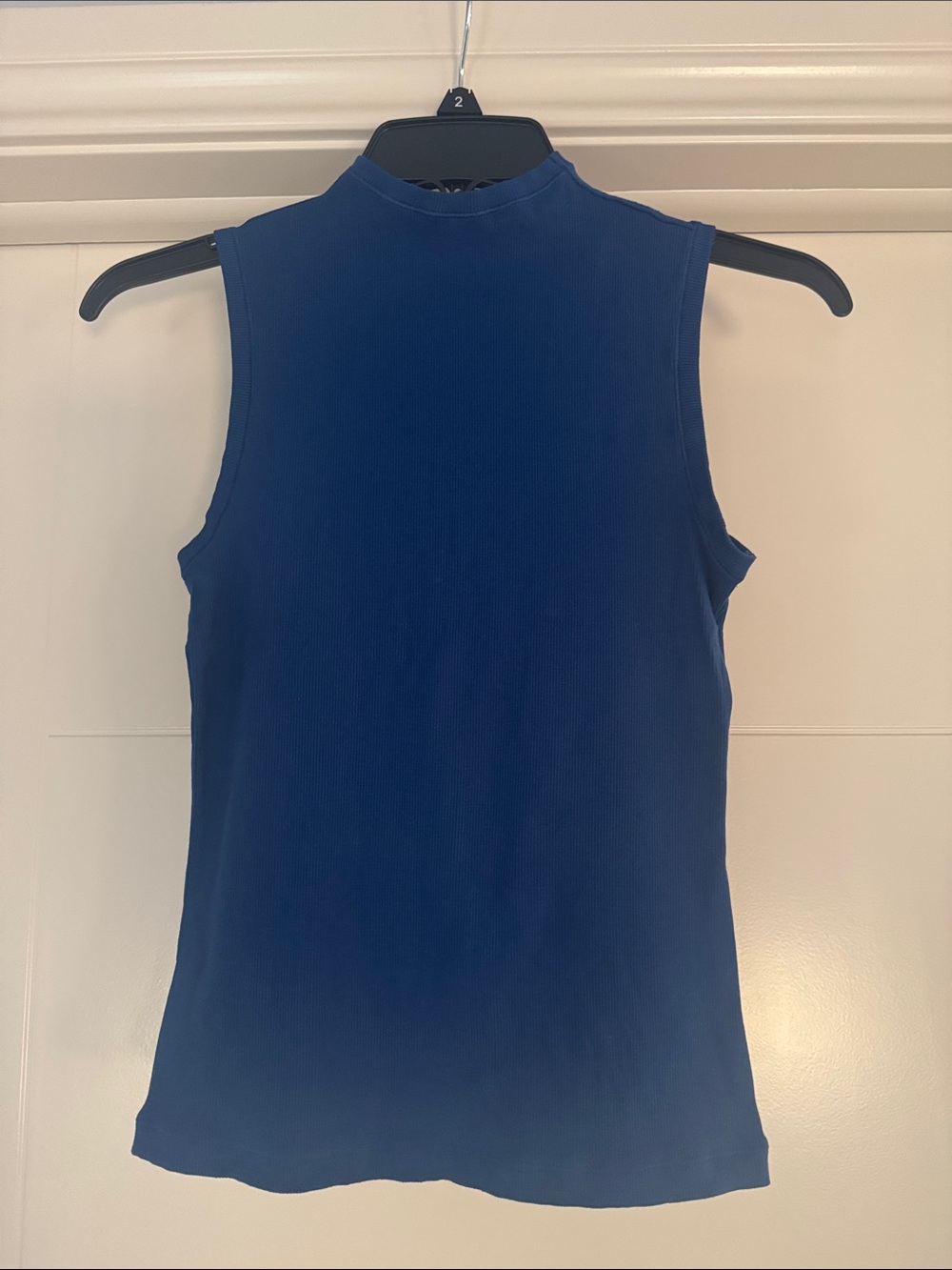 Athleta Sleeveless Mock Neck Tank in Royal Blue. XXS